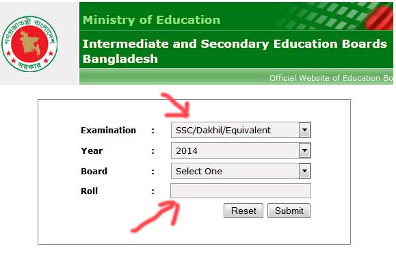 ssc result fullmar sheet