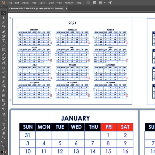 Calendar-2021-design-vector Editable-Adobe-Illustrator
