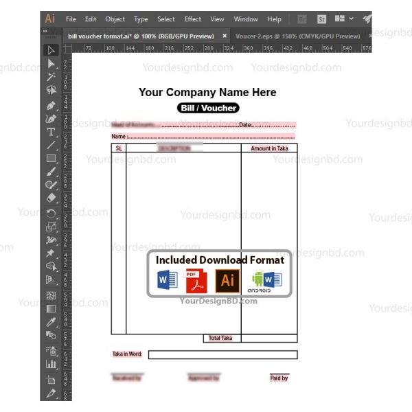 professional services invoice template