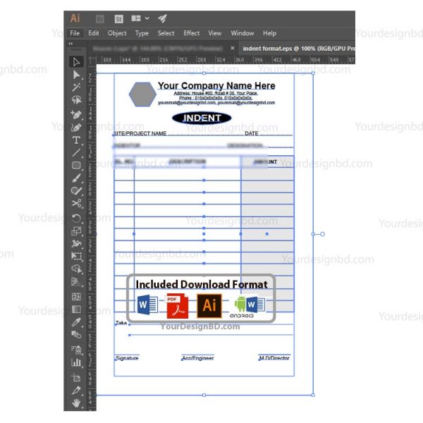 indent-format sample