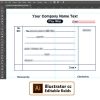 Pay Slip Format Sample - Editable Microsoft word- docx, Adobe illustrator .eps