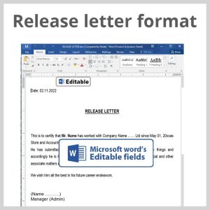Release-letter-format